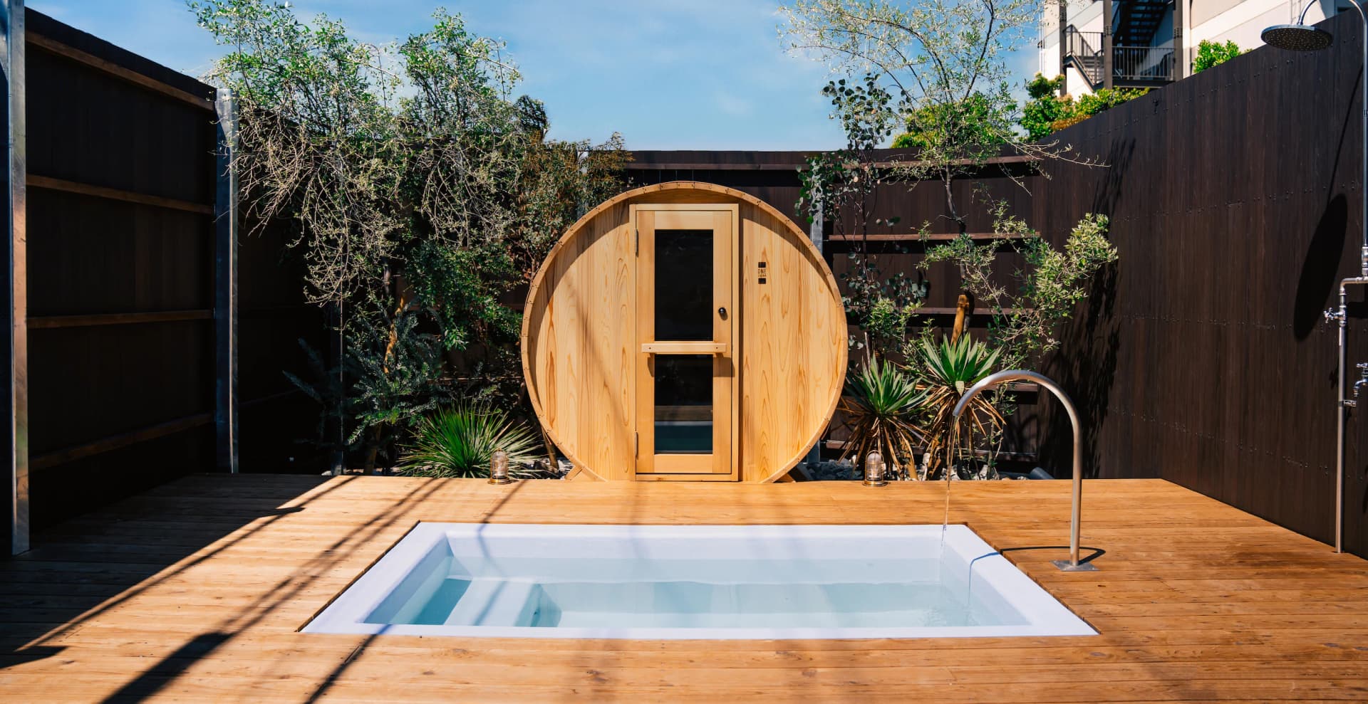MATKA private outdoor saunaへSAUNA YARDを導入されました