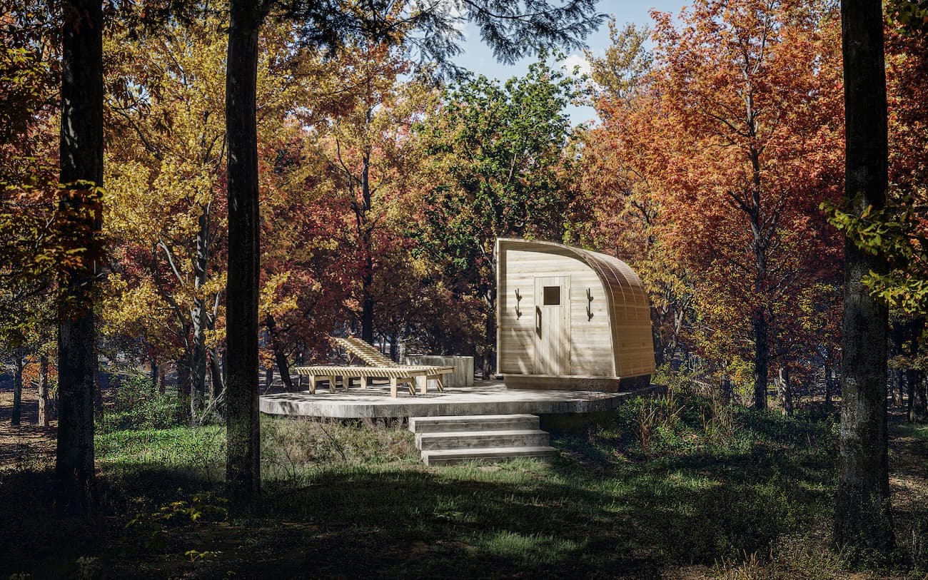 100年の木工家具づくりの歴史のあるマルニ木工と、ONE SAUNAが生み出す、新しいデザイナーズサウナ「kupu sauna」誕生のお知らせ。