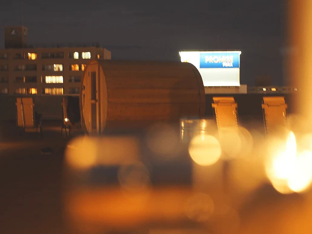 ROOFTOP SAUNA